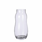 Mica decorations vase mesa - 24x24x50 cm - verre - transparent