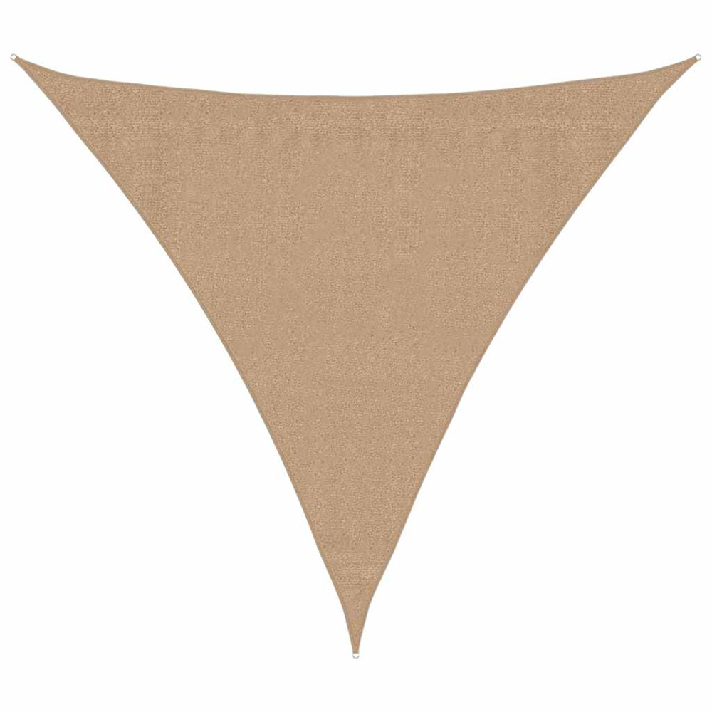Voile d'ombrage 160 g/m² taupe 3,6x3,6x3,6 m pehd