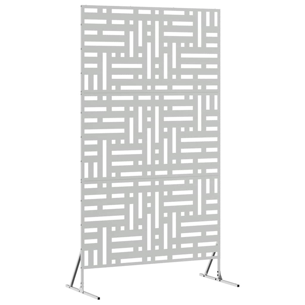 Écran de confidentialité gris 100 x 50 x 180 cm acier