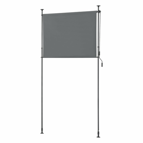 Store extérieur aux barres téléscopiques sans perçage 104 x 270 x 310 cm gris foncé