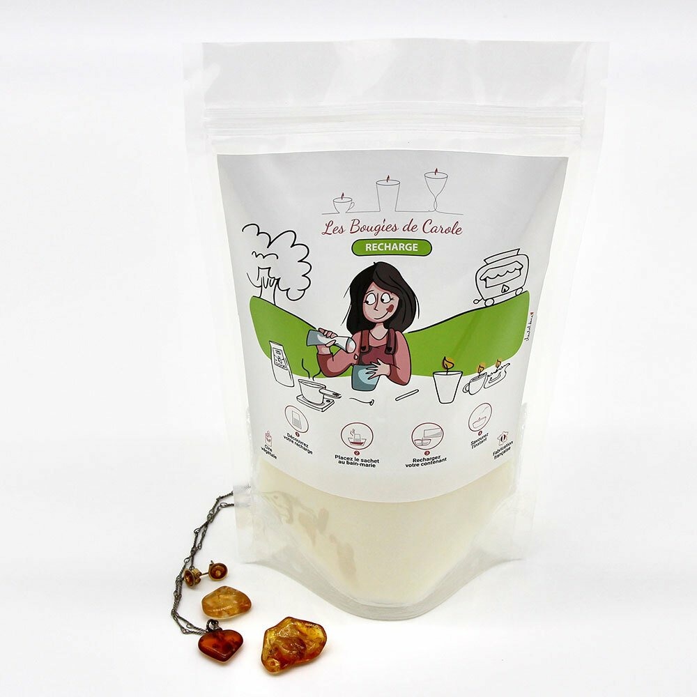 Recharge bougie 200ml ambre