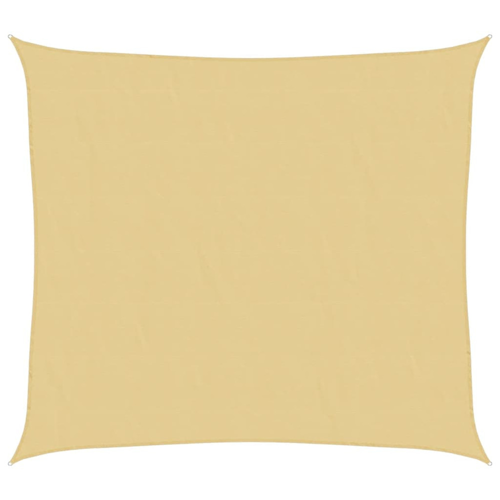 Voile d'ombrage sable 3x2,5 m 100 % polyester oxford