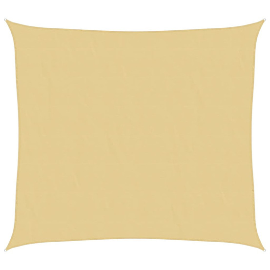 Voile d'ombrage sable 3x2,5 m 100 % polyester oxford