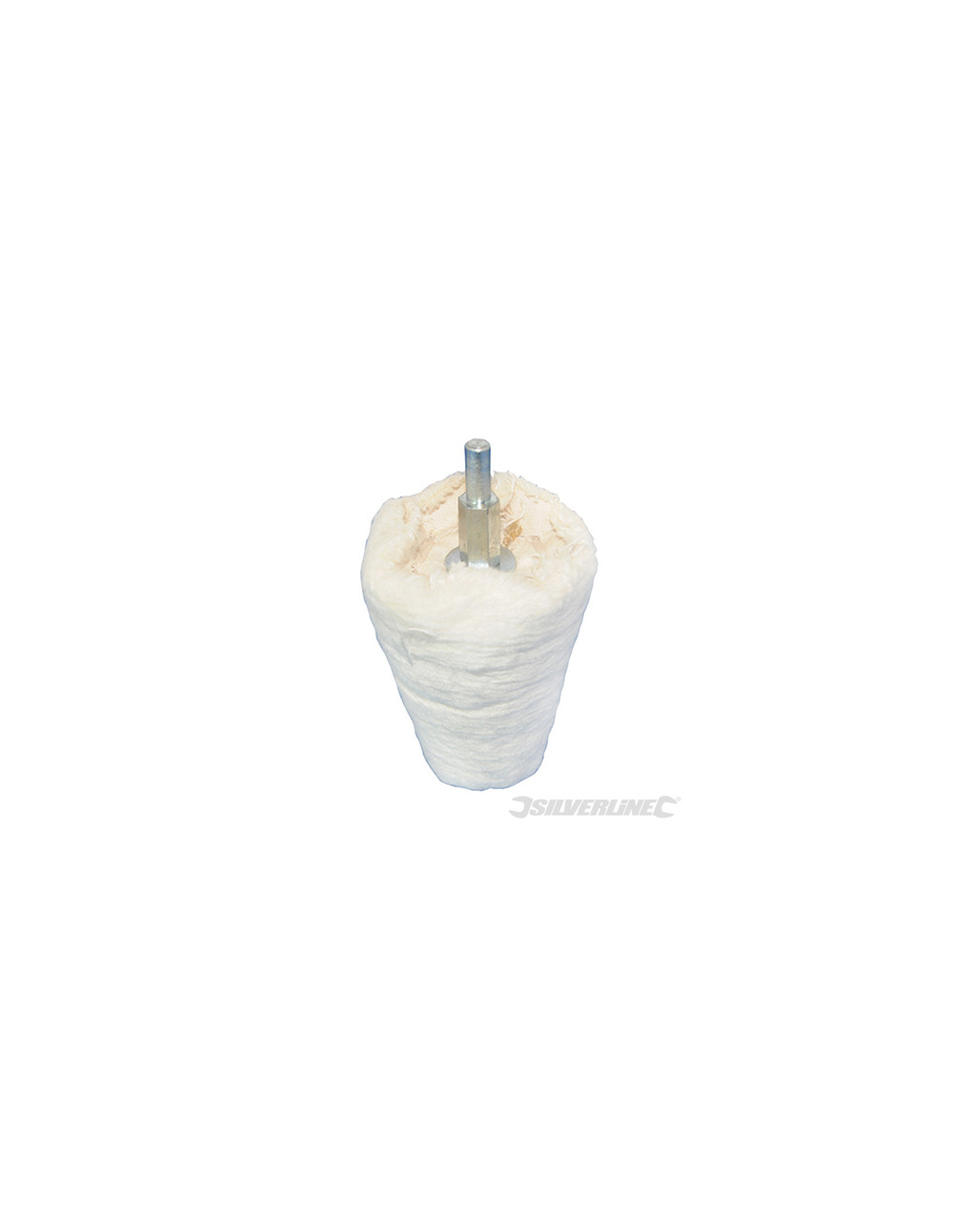 Silverline - tampon de polissage conique - 50 mm
