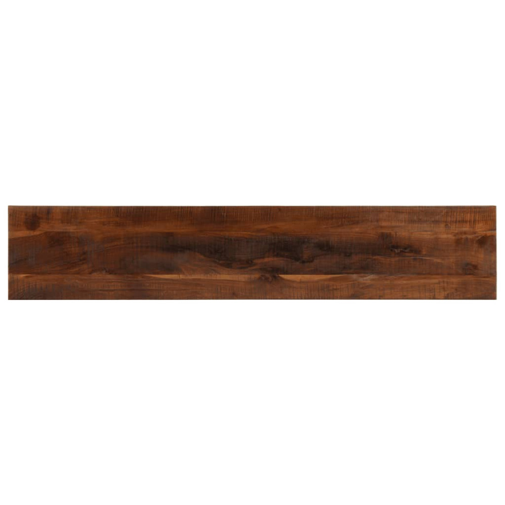 Dessus de table 160x20x2,5cm rectangulaire bois massif récupéré