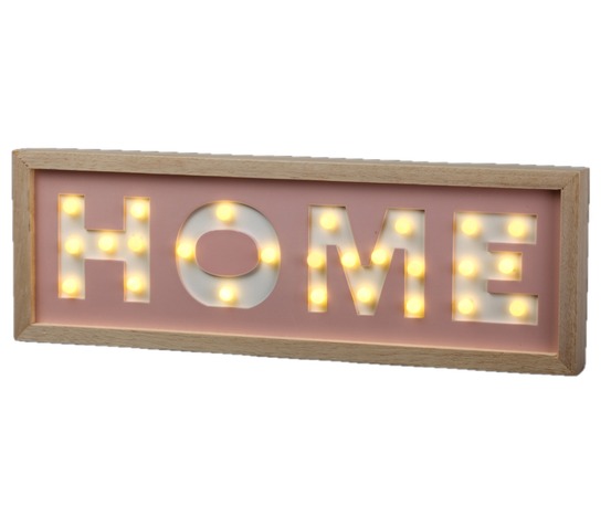 Mot a led à poser home noel