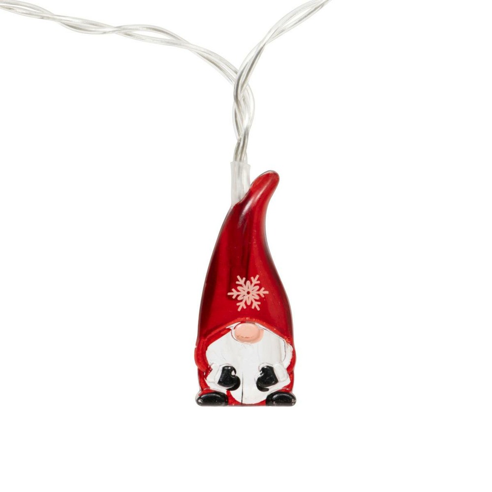 Guirlande lumineuse de noël 1,65m 10 led - assortis