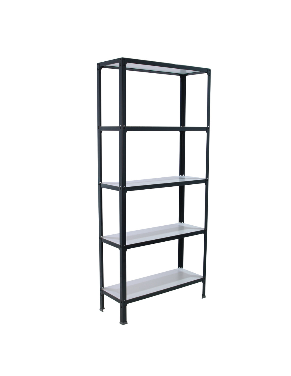 Etagère légère sans vis simonhome click wood mini 5/300 antraci/blanc antracite/blanc 1800x800x300 - simonrack