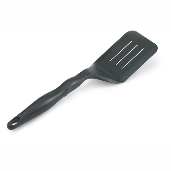 Spatule ajourée nylon noir l 12 cm - pujadas