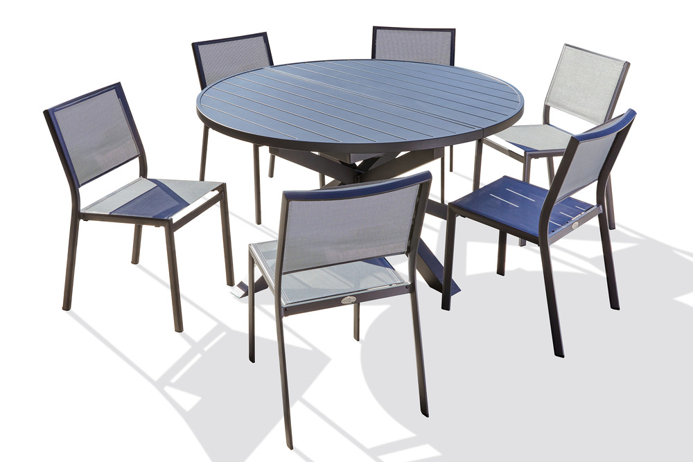Ensemble repas pelosa 6 places stockholm en aluminium