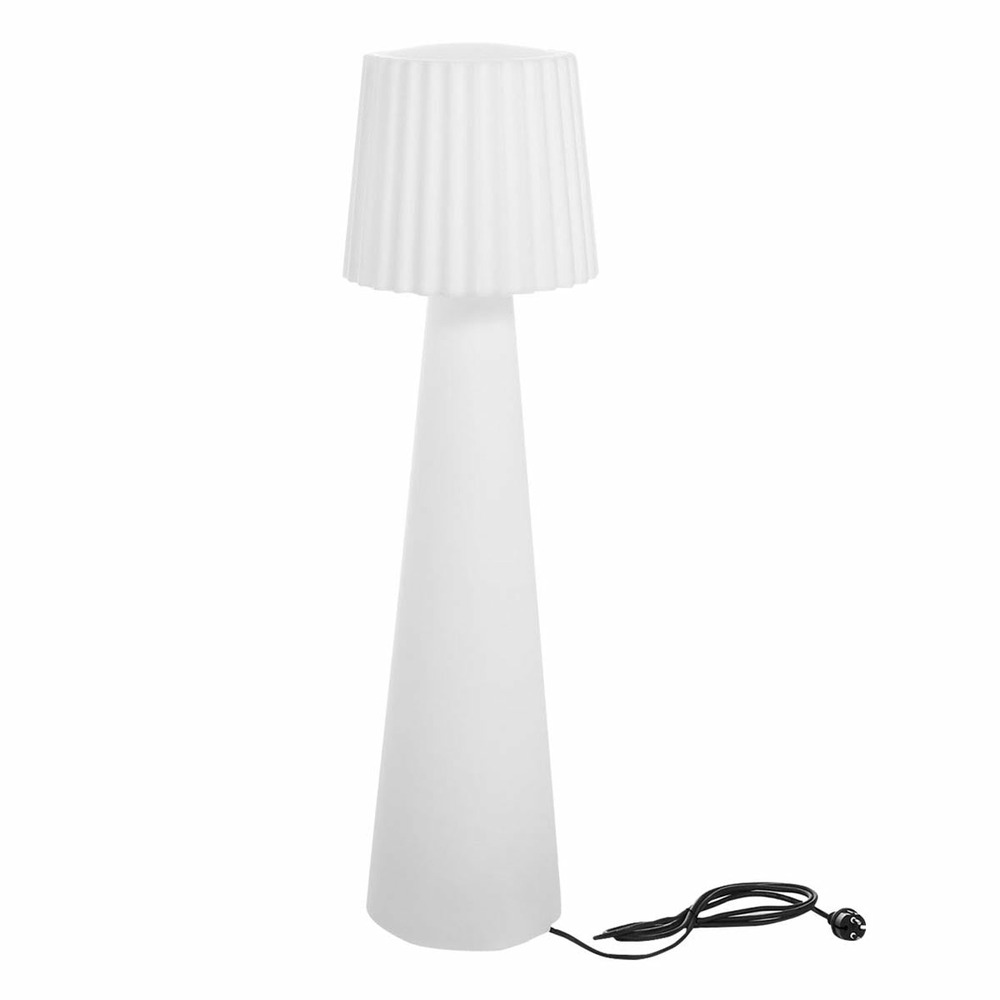 Lampadaire ext filaire lady blanc polyéthylène h150cm