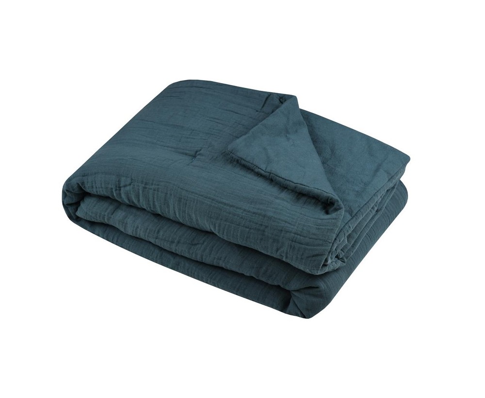 Plaid ou edredon en gaze de coton pop color