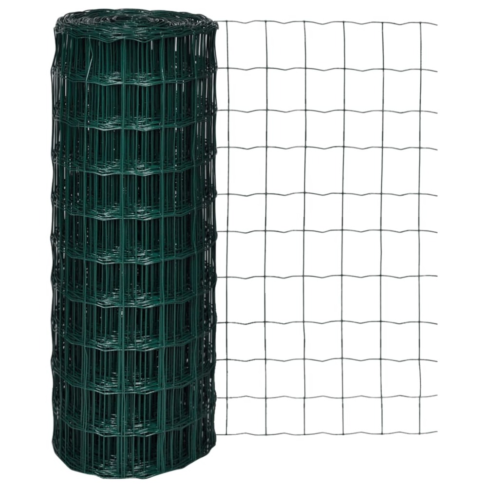 Clôture euro acier 10 x 1,0 m vert