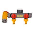Raccord sélecteur 3 voies flowmax pour robinet en plastique 21 mm, 26,5 mm, 33,3 mm