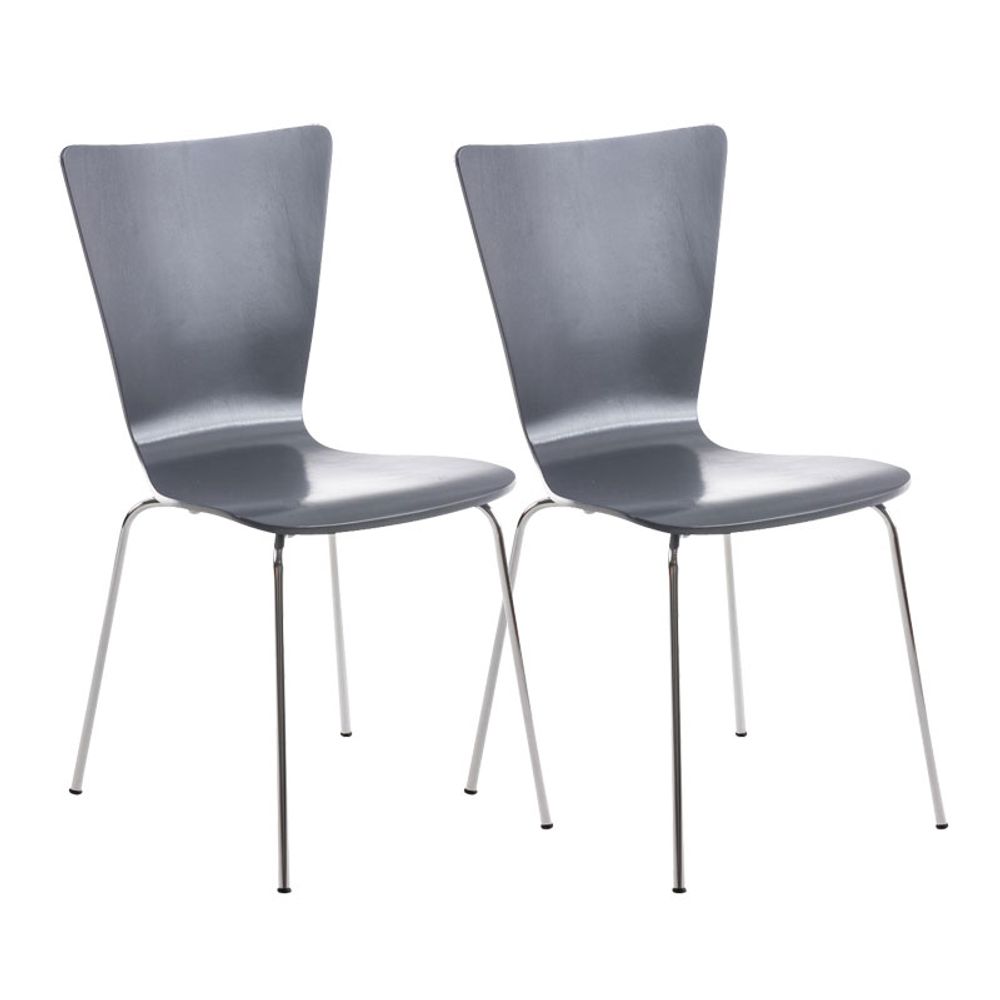 Lot de 2 chaises visiteurs aaron