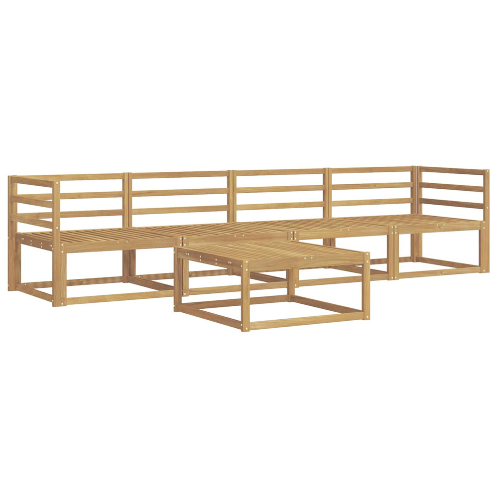 Ensemble de canapés d'extérieur 5 pcs blanc 79 x 79 x 37 cm