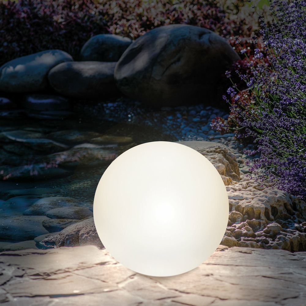 Esotec solarkugel siena ⌀30cm avec télécommande 16 couleurs résistant aux intempéries 102891