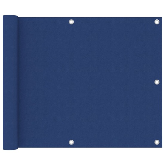 Écran de balcon bleu 75x300 cm tissu oxford