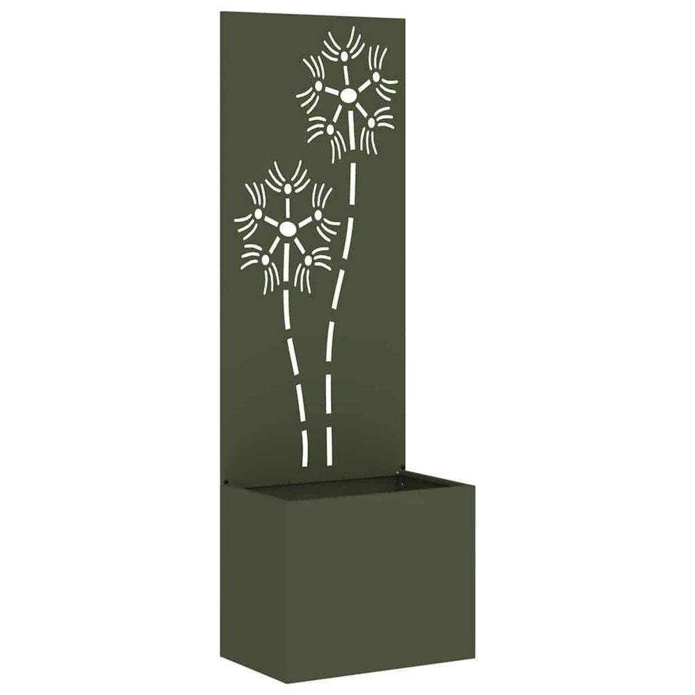 Écran de confidentialité de jardin vert olive 50 x 32 x 150 cm