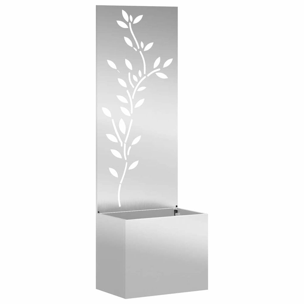 Écran de confidentialité de jardin argenté 50 x 32 x 150 cm