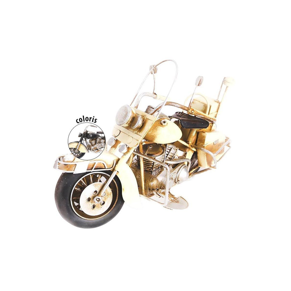 Statuette moto en métal 28 cm modèle 1