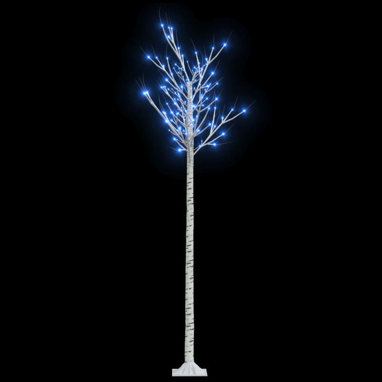 Sapin de noël 200 led bleu saule 2,2 m int/ext