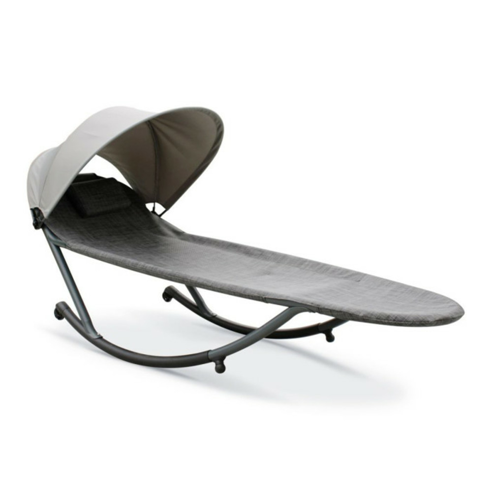 Bain de soleil avec pare-soleil hossegor 203cm gris