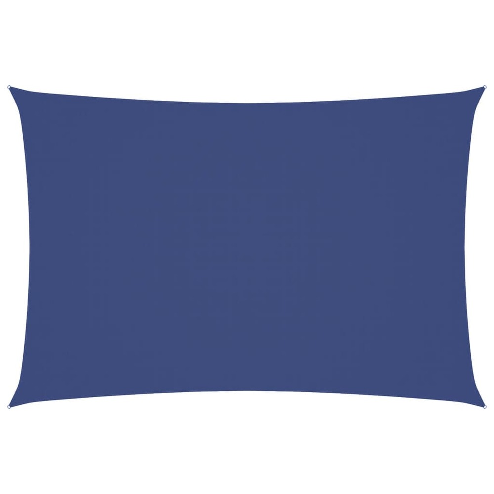 Voile de parasol tissu oxford rectangulaire 2,5x4,5 m bleu