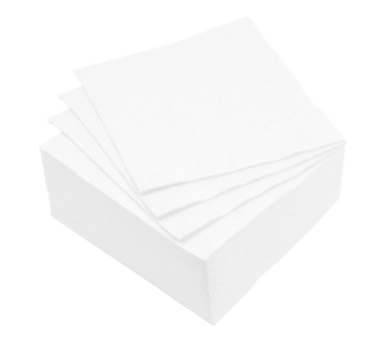 Lot de 40 serviettes en papier vitamina blanc