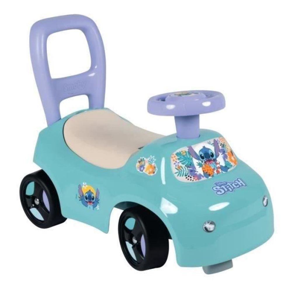 Porteur trotteur smoby - stitch auto - des 10 mois