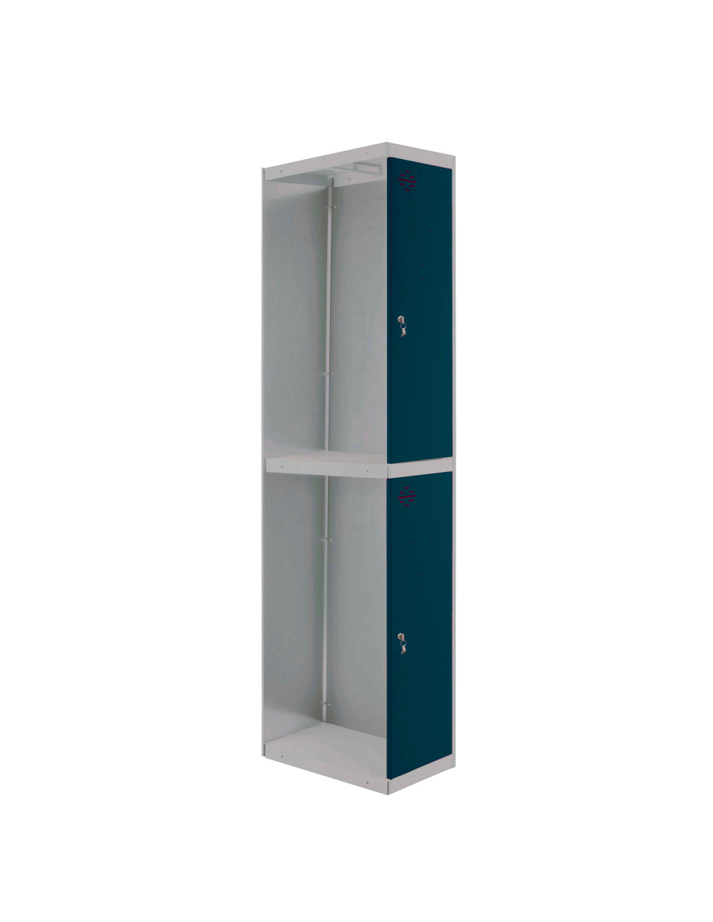 Casier-armoire simonlocker prof.dism.tandem 1/2 300 addi gr/an gris/antracite 1800x300x500 - simonrack