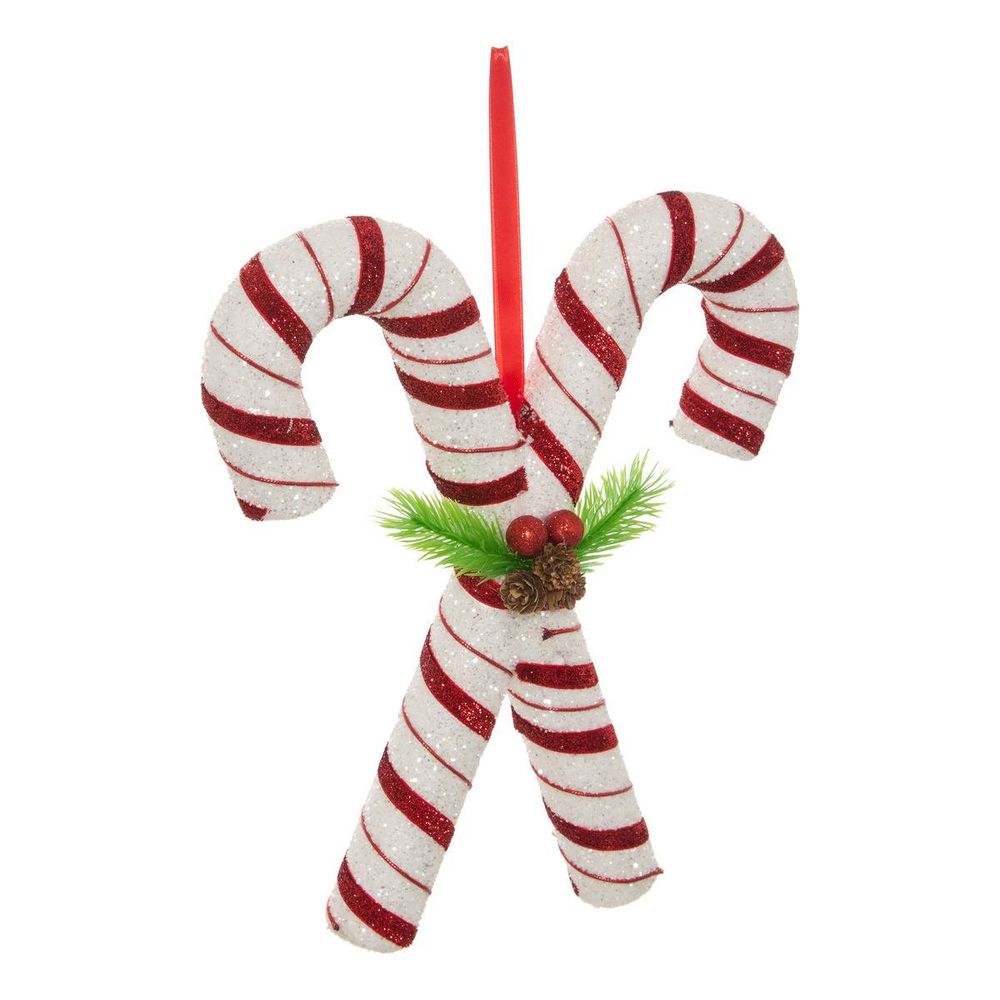 Suspension de sapin sucre d'orge double 30 cm