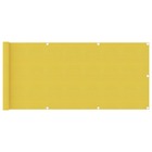 Écran de balcon jaune 75x400 cm pehd