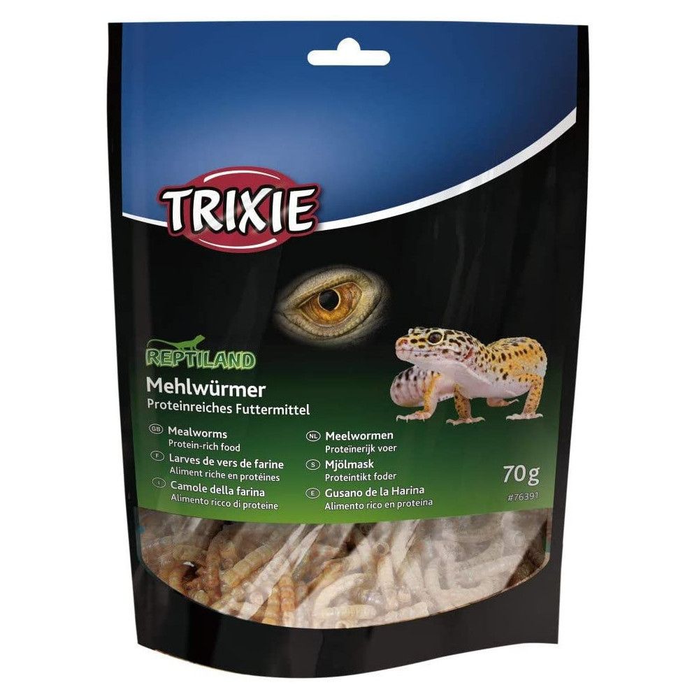Larves de vers de farine séchées 70 gr