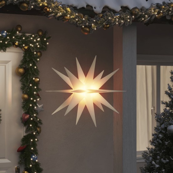 Lumière de noël avec led pliable blanc 100 cm