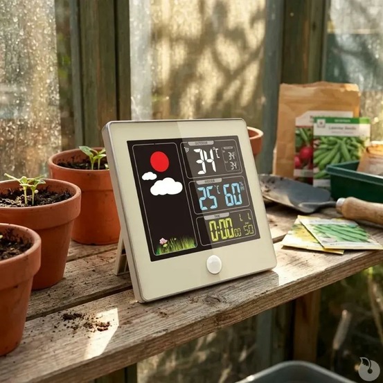 Station météo sans fil écran lcd couleur