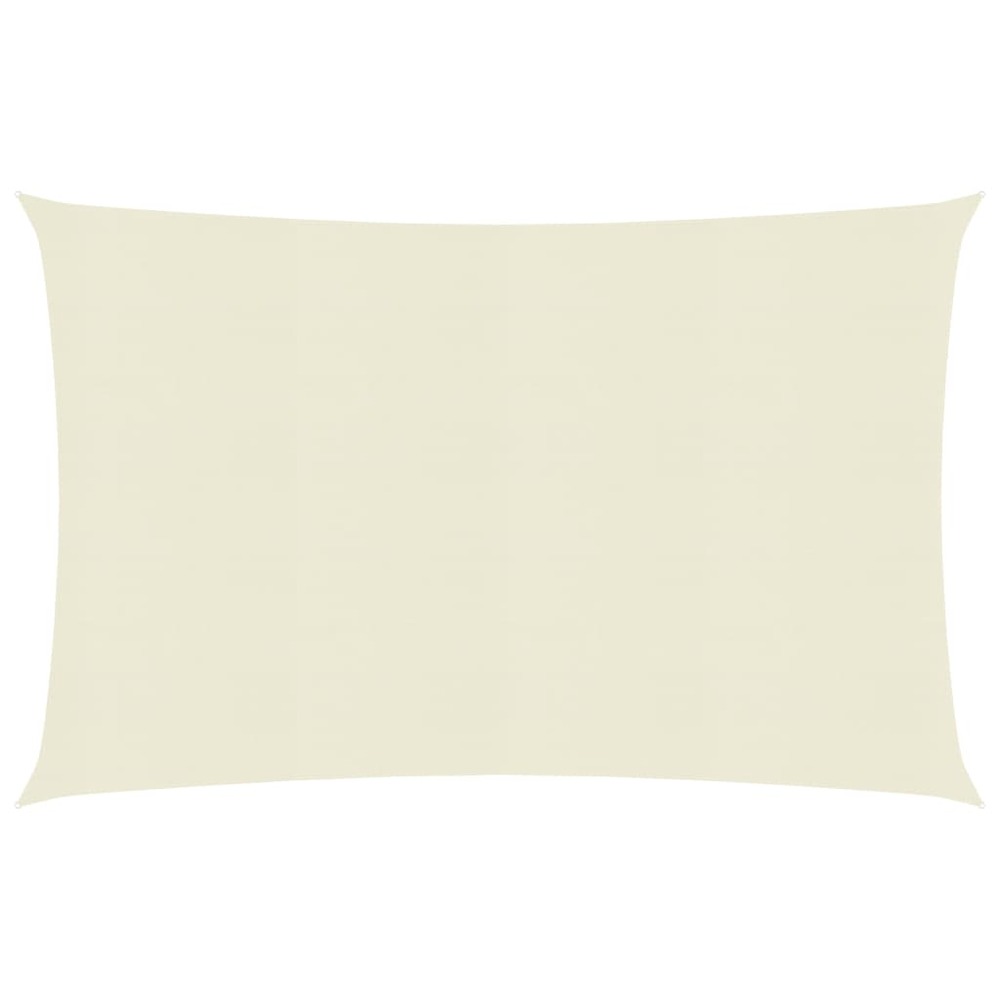 Voile toile d'ombrage parasol 160 g/m² 2 x 3 m pehd crème