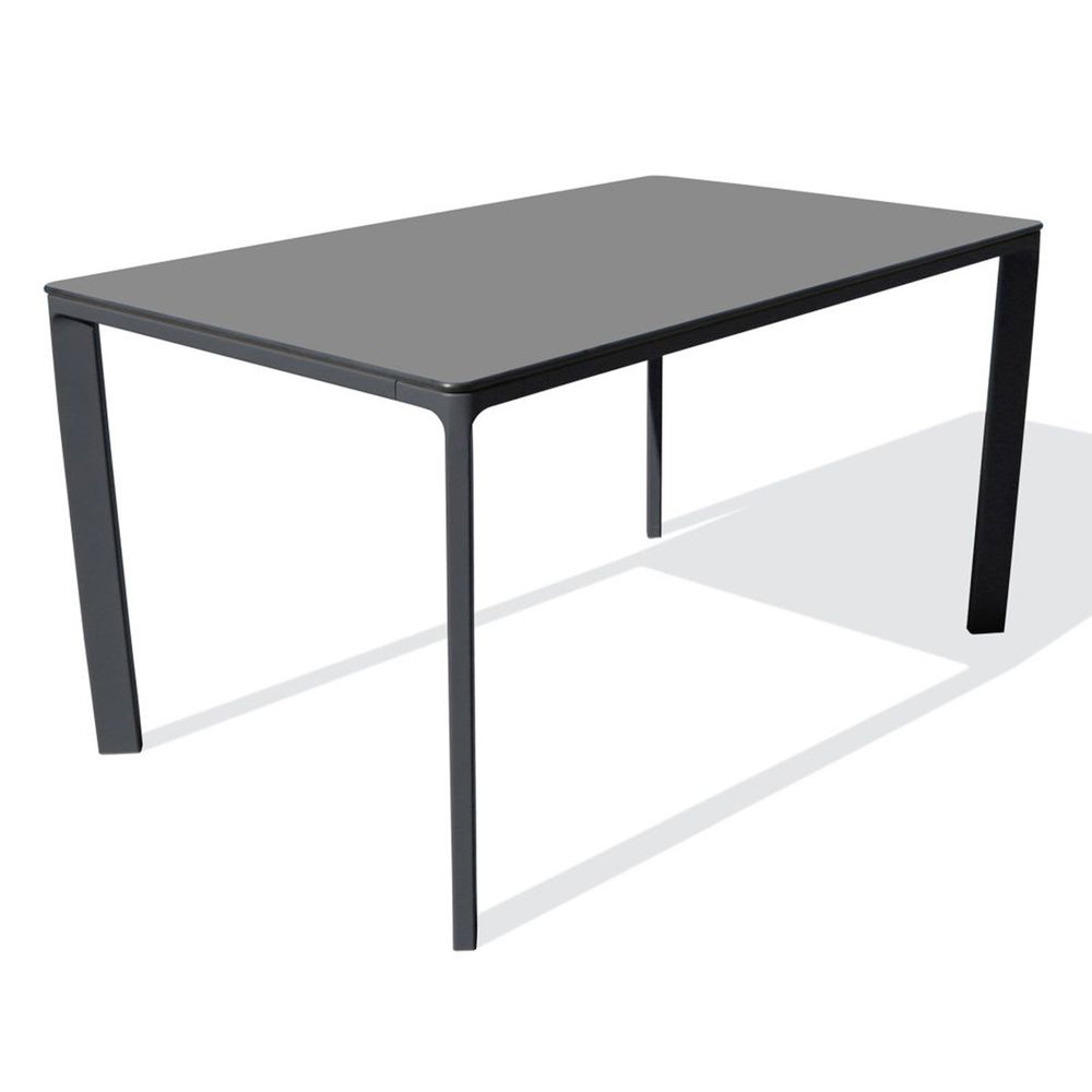 Table MEET 160x90 alu laquÃ© - ANTHRACITE
