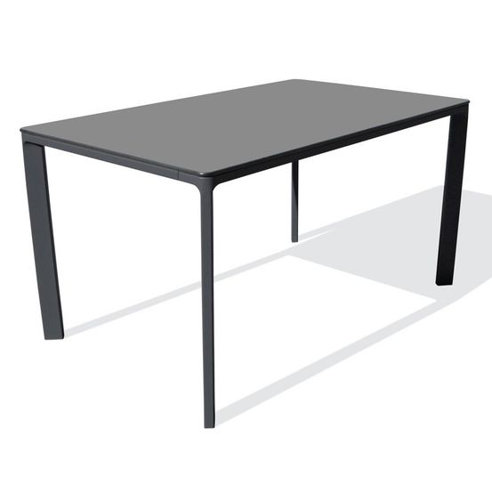 Table MEET 160x90 alu laqué - ANTHRACITE