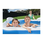 Bestway piscine gonflable octogonale avec sietes et appuie-tete 213 x 206 x 69 cm