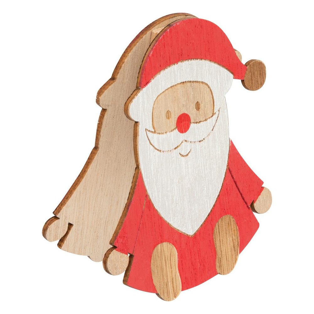 Cavalier de table personnage bois h.10cm assorti