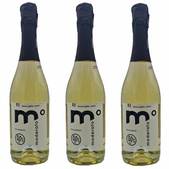 Boisson pétillante sans alcool moderato - moderato