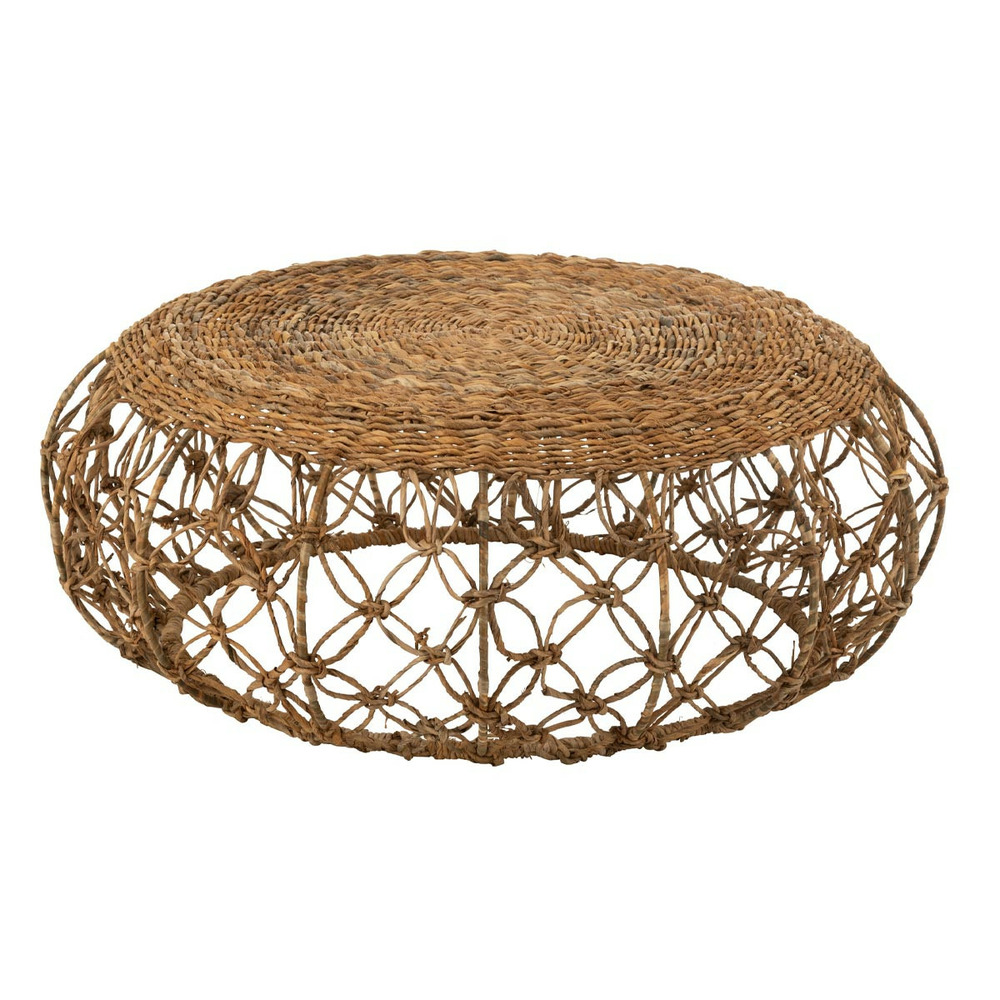 Table basse en feuille de bananier 