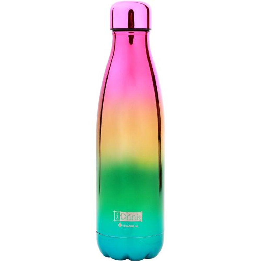 Bouteille isotherme décorée 500 ml arc en ciel