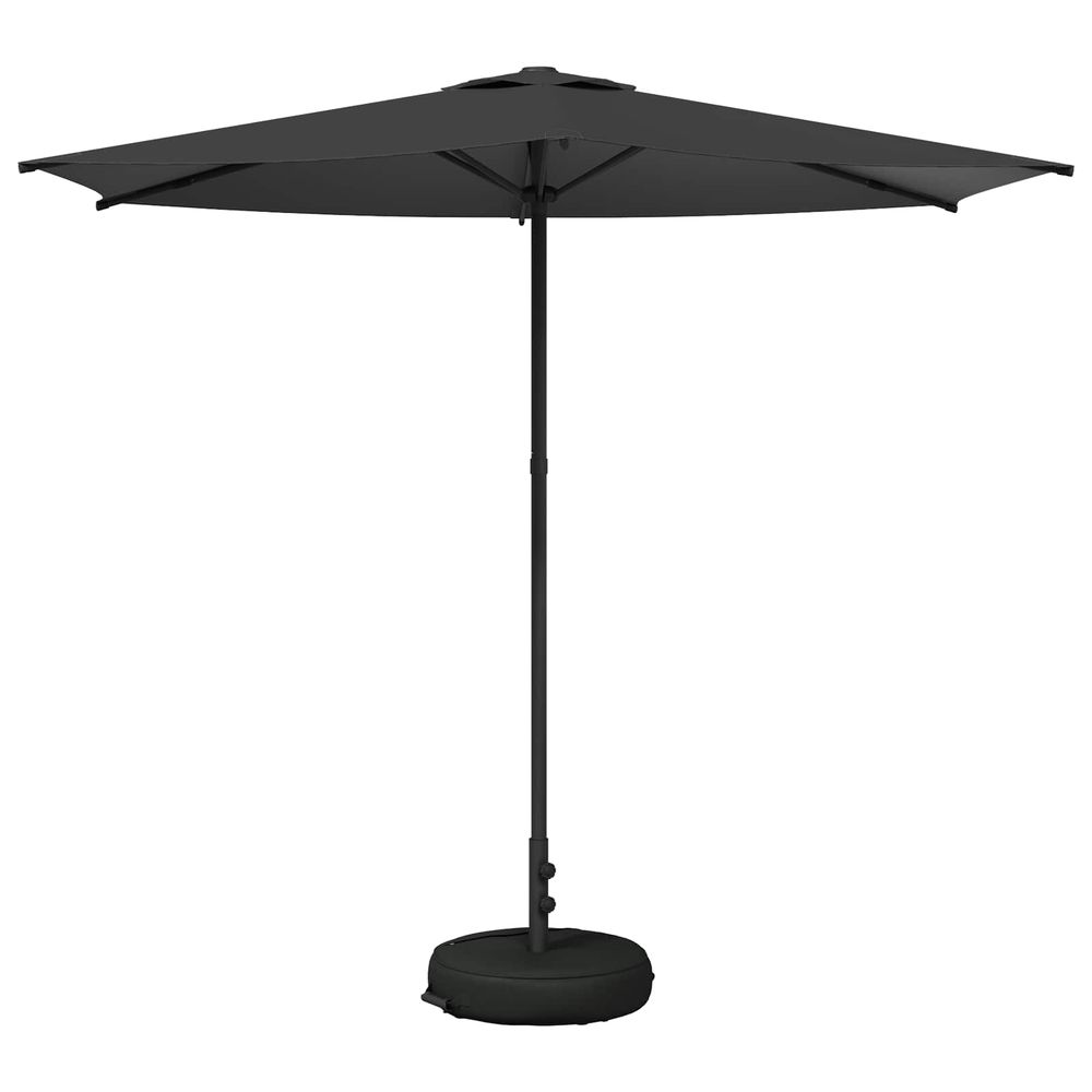 Parasol de jardin avec base 270 x 270 cm polyester