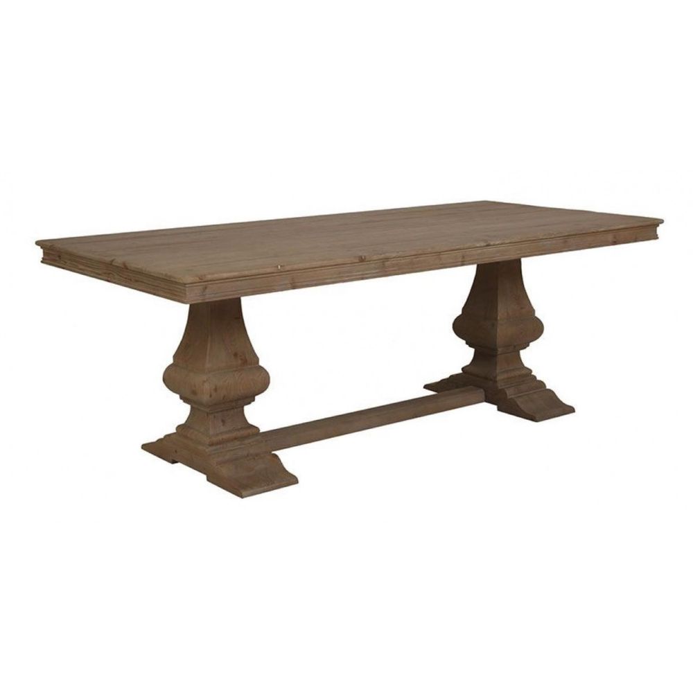 Table rectangulaire bois marron - héritage interior's