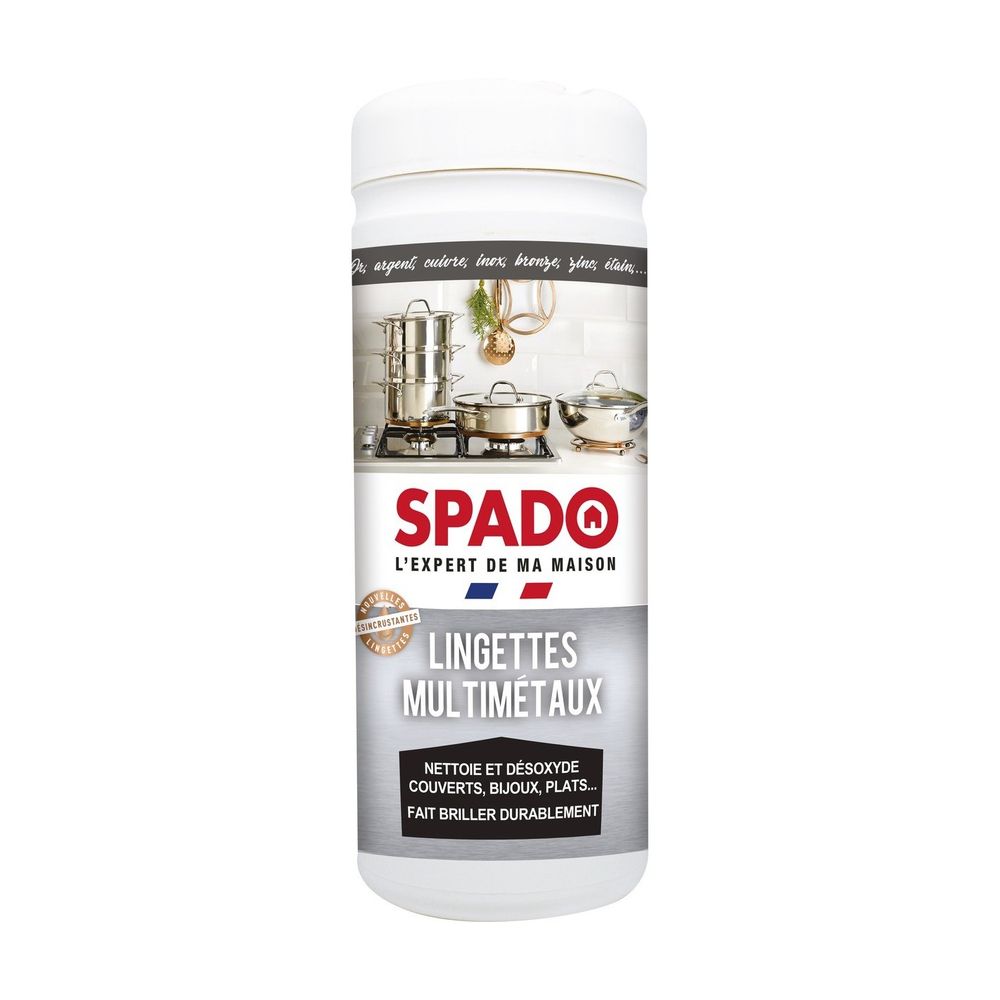 Lingettes multi-metaux x35 - spado