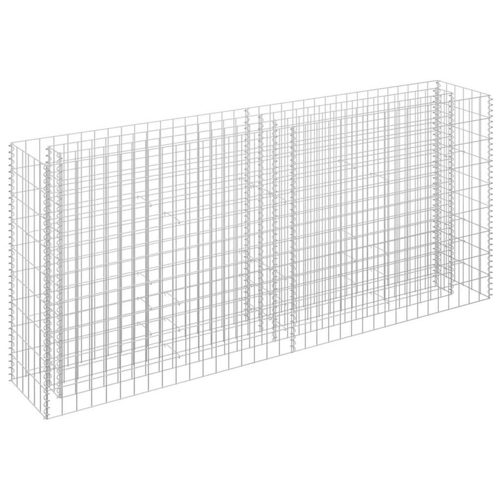 JardiniÃšre surÃ©levÃ© Ã  gabion Acier galvanisÃ©