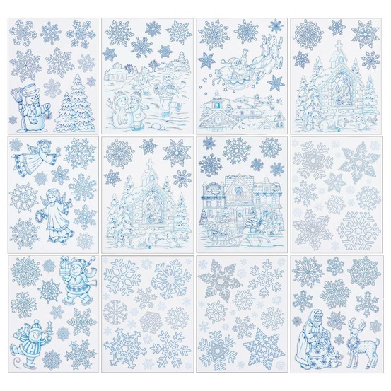 Décoration pour vitre pailleté