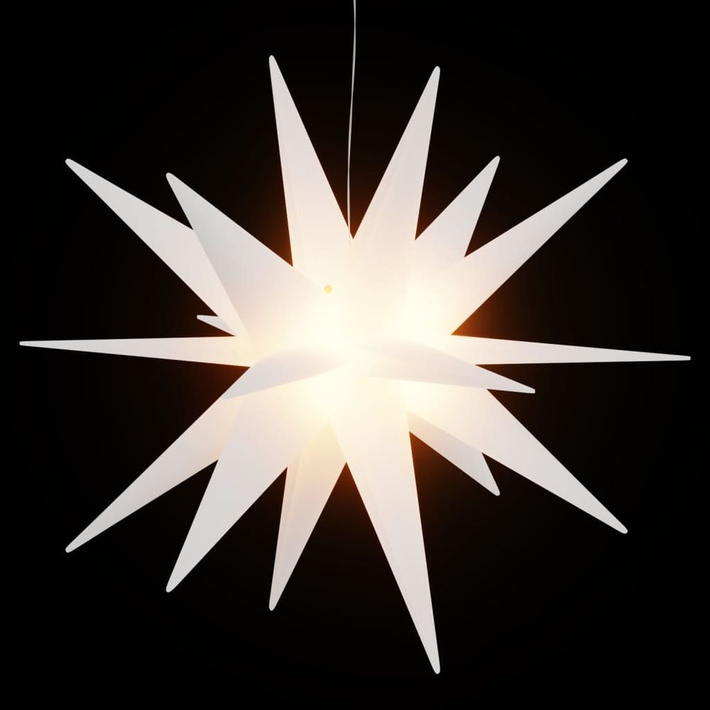 Lumière de noël avec led pliable blanc 57 cm